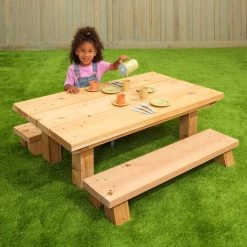 Infant Table And Benches - 5"H Seat & 14"H Table -Toy Room S1032543 0