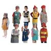 Washable Career Costumes - Set Of 9 -Toy Room S1050145