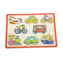 Wooden Flat Puzzles - Set Of 6 -Toy Room S1058448 3