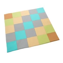 Environments® Natural Patchwork Mat -Toy Room S1082081 2