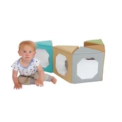 Environments® Natural Multi-Image Mirror Pentagon -Toy Room S1082090 3