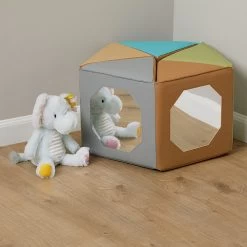 Environments® Natural Multi-Image Mirror Pentagon -Toy Room S1082090 4