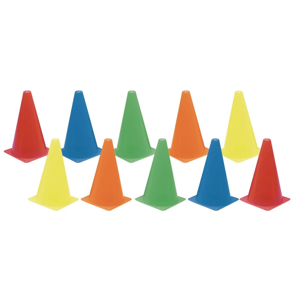 Discount School Supply® Colored Cones - Set Of 10 3 Discount School Supply® Colored Cones - Set Of 10