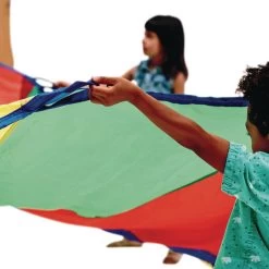 Excellerations® Brawny Tough Rainbow Parachute - 12'Dia. -Toy Room S285001 3