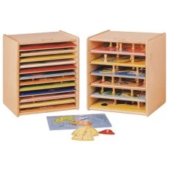 Adjustable 12-Space Puzzle Rack