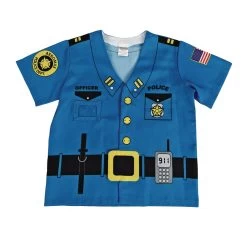 Police Officer Washable Career Costume