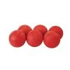 Excellerations® 5" Red Best Quality Rubber Playground Balls - Set Of 6 -Toy Room S320316