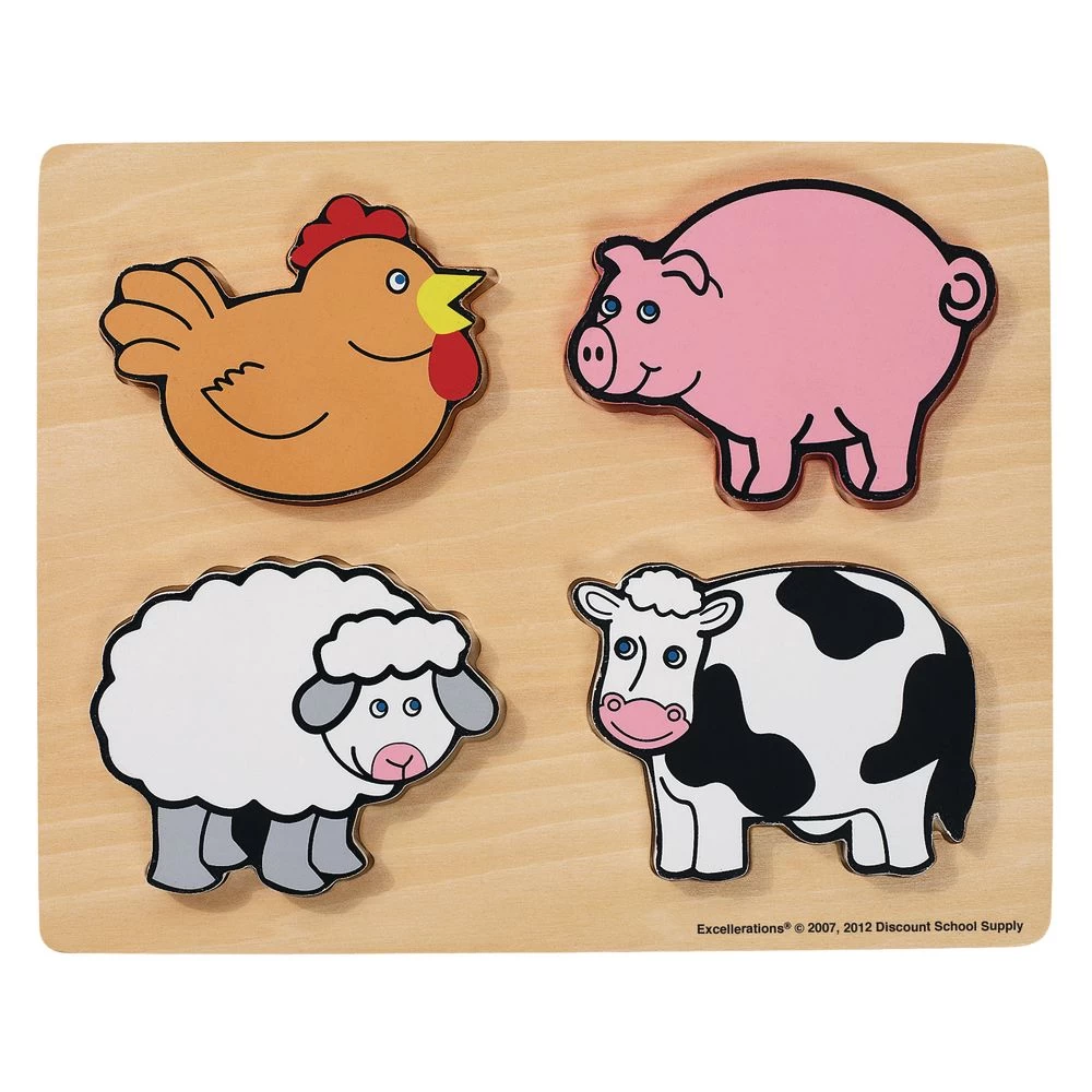 Excellerations® Farm Animals Chunky Puzzle
