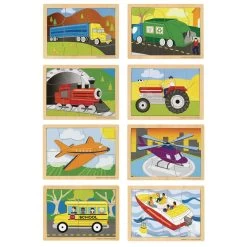 Excellerations® Transportation Puzzles - Set Of 8
