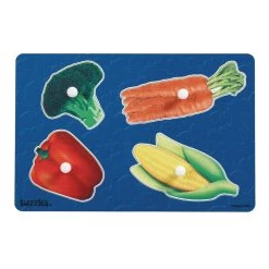 Knob Puzzle - Vegetables