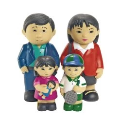 Excellerations® Our Soft Family Dolls - Set Of All 4 Families -Toy Room S542543 1