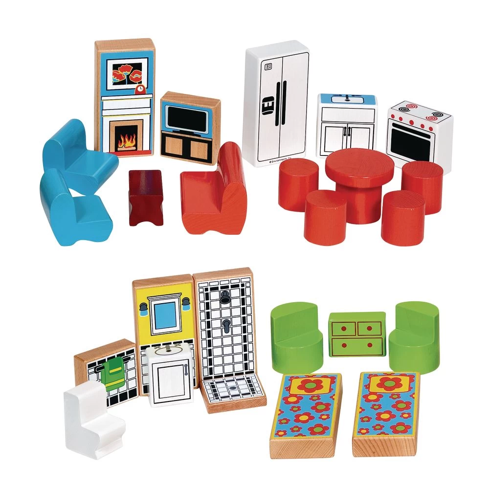 Excellerations® Toddler Play House With Furniture 4 Excellerations® Toddler Play House With Furniture - Image 2