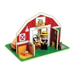 Excellerations® Toddler Wooden Barn -Toy Room S585222 2