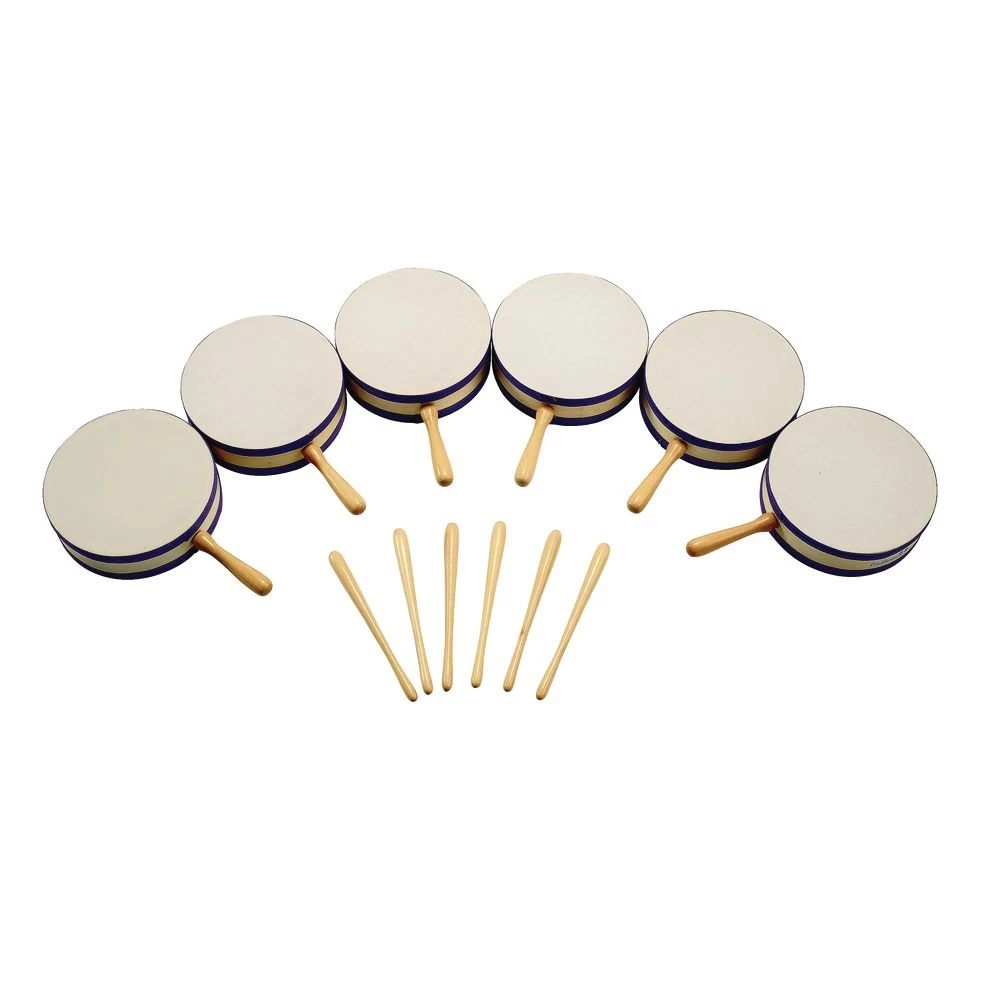 Excellerations® Hand Tom Tom - Set Of 6 3 Excellerations® Hand Tom Tom - Set Of 6