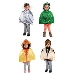 Excellerations® Toddler Animal Capes With Hoods Set Of 4
