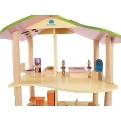 Environments® Modern Wooden Doll House - 26 Pieces -Toy Room S602547 2