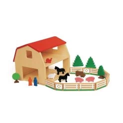 Excellerations® Wooden Barn -Toy Room S606004 0