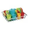 Playgo Toddler Bright Dishes & Drainer Set 30 Pieces -Toy Room S613342