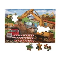 Melissa & Doug Building Site Floor Puzzle 48 Pieces
