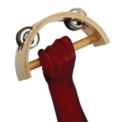 Excellerations® Toddler Easy-Hold Wooden Tambourine Set Of 6 -Toy Room S620678 1