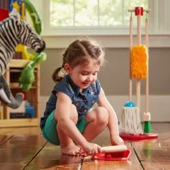 Melissa & Doug Dust, Sweep And Mop Play Set 10 Melissa & Doug Dust, Sweep And Mop Play Set -Toy Room S623212 1