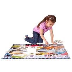 Melissa & Doug Traffic Jam Floor Puzzle 24 Pieces -Toy Room S636070 1