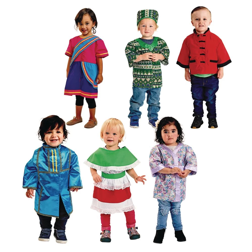 Excellerations® Toddler Traditional Multicultural Clothing Set Of 6 3 Excellerations® Toddler Traditional Multicultural Clothing Set Of 6