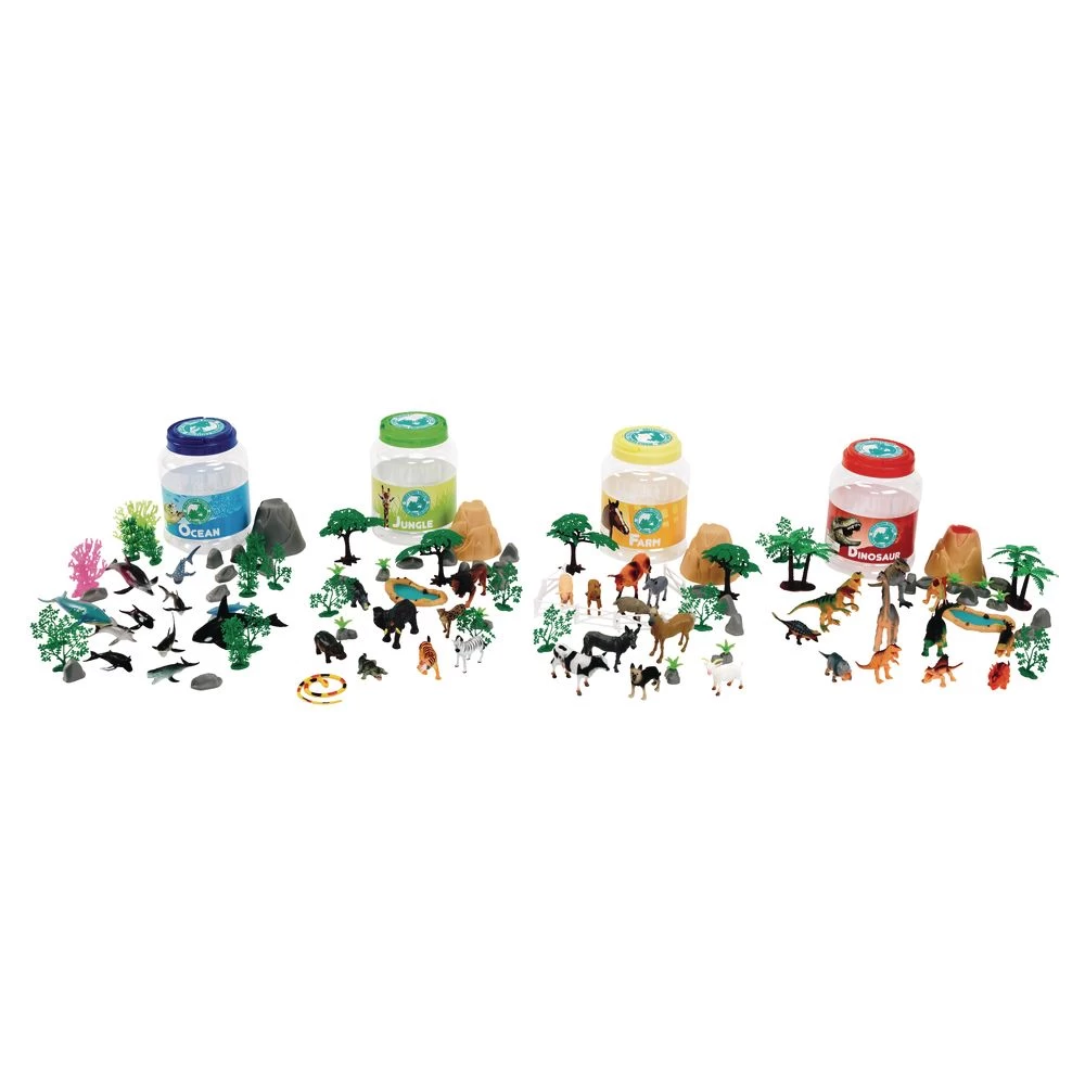 Excellerations® Animal Bucket Playset - Set Of All 4, 126 Pieces 3 Excellerations® Animal Bucket Playset - Set Of All 4, 126 Pieces