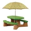 Step2 Naturally Playful Picnic Table With Umbrella -Toy Room S660619