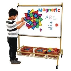 Excellerations® Indoor-Outdoor STEAM Easel -Toy Room S667009 1