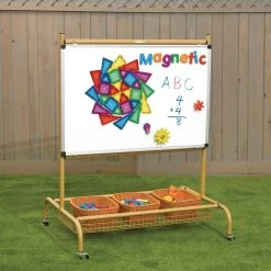 Excellerations® Indoor-Outdoor STEAM Easel -Toy Room S667009 2