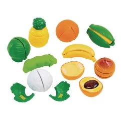 Cut And Play Food- Fruits And Vegetables 35-Pieces