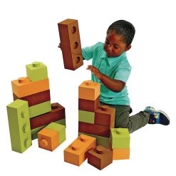Excellerations® Jumbo Interlocking Blocks -Toy Room S687322 2