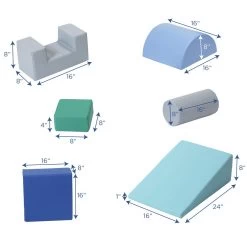 Climb And Play 6 Piece Set - Contemporary -Toy Room S687432 1