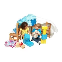 Melissa & Doug Wood Table And Chairs 3-Piece Set -Toy Room S695951 3