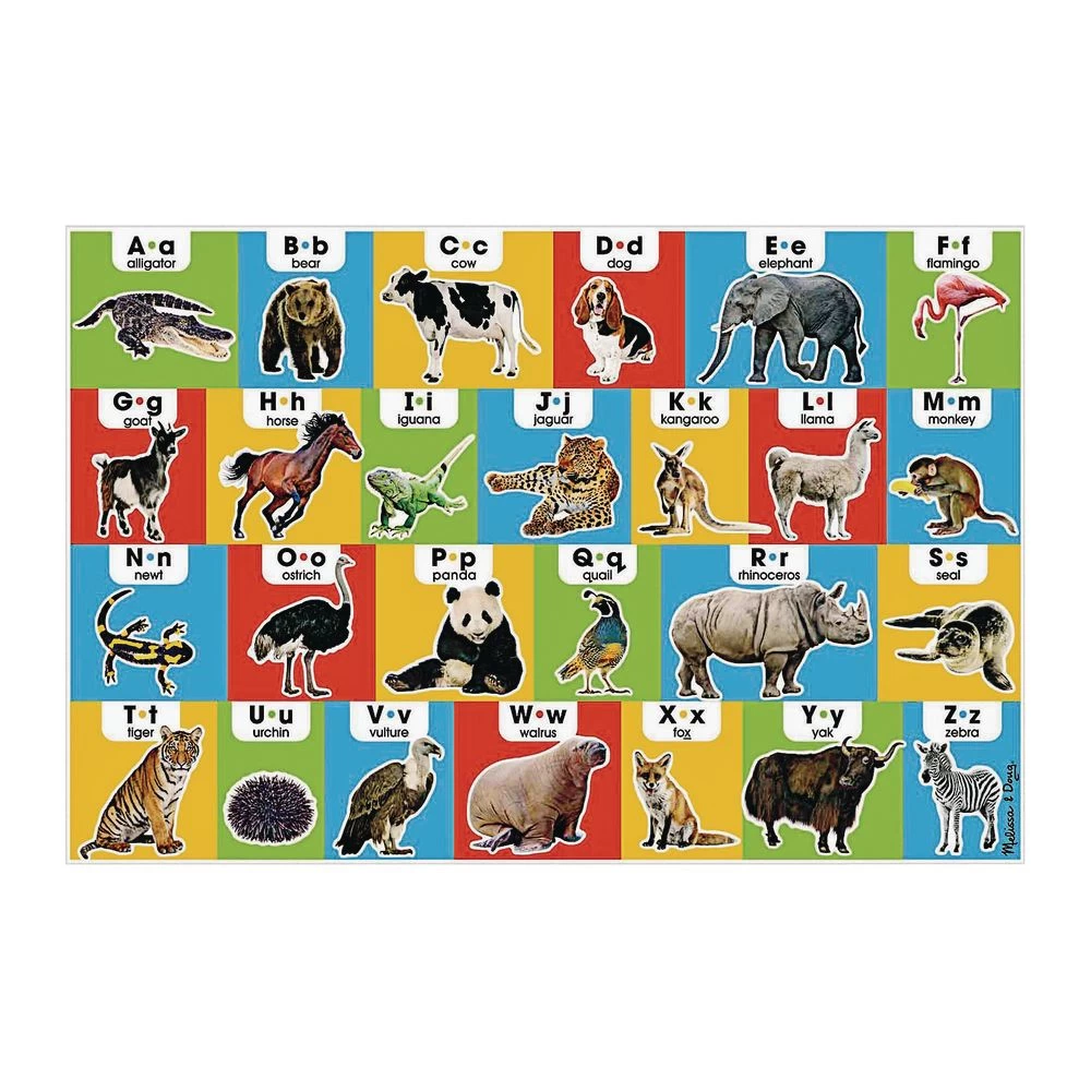 Melissa & Doug Animal Alphabet Floor Puzzle