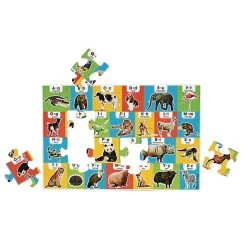 Melissa & Doug Animal Alphabet And Farm Number Floor Puzzles Set Of 2 -Toy Room S695967 2