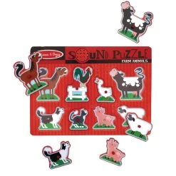 Melissa & Doug Sound Puzzles - Set Of 4 -Toy Room S696302 0