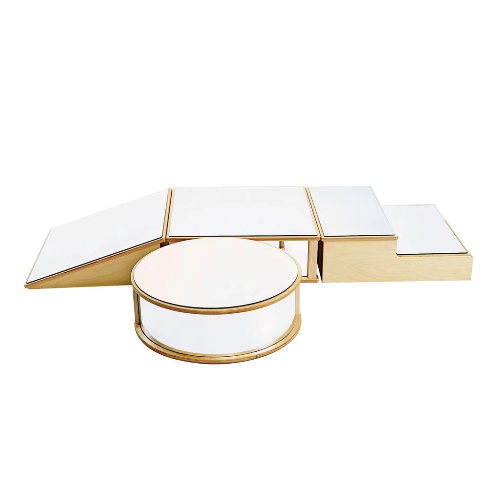 Infant Floor Mirror Platforms, Set Of 4 4 Infant Floor Mirror Platforms, Set Of 4 - Image 2