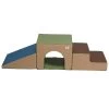 Soft Tunnel Climber, 3pc Set - Woodland Colors -Toy Room S698683