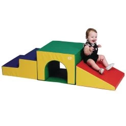 Soft Tunnel Climber, 3 Pc. Set Primary Colors -Toy Room S698691 2