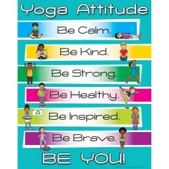 Really Good Stuff® Yoga Attitude Poster