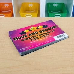 Really Good Stuff® Move And Groove! Numbers Through 25 Task Cards - Set Of 20 -Toy Room S723303 1