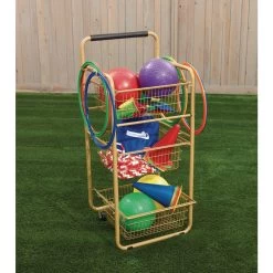 Excellerations® Outdoor Storage Cart With Removable Baskets -Toy Room S730382 2