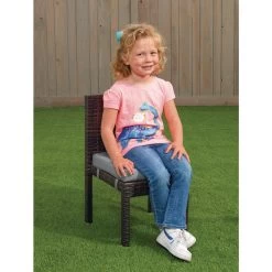 Excellerations® Outdoor Wicker Dining Chair (Preschool Height) -Toy Room S739379 1