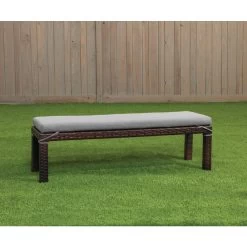Excellerations® Outdoor Wicker Bench (Preschool Height) -Toy Room S739382 2