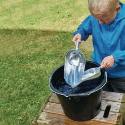 Assorted Metal Messy Play Scoops, 4pk 9 Assorted Metal Messy Play Scoops, 4pk -Toy Room S739540 1