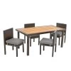 Excellerations® Outdoor Wicker Dining Set, 5-Piece Set With Table And 4 Chairs (Preschool Height) 1 Excellerations® Outdoor Wicker Dining Set, 5-Piece Set With Table And 4 Chairs (Preschool Height) -Toy Room S779304