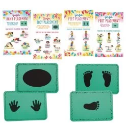 Really Good Stuff® Mini Yoga Mats And Poster Set