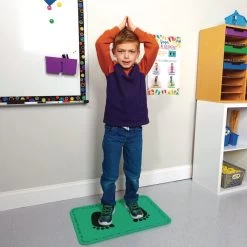Really Good Stuff® Mini Yoga Mats And Poster Set -Toy Room S784864 2